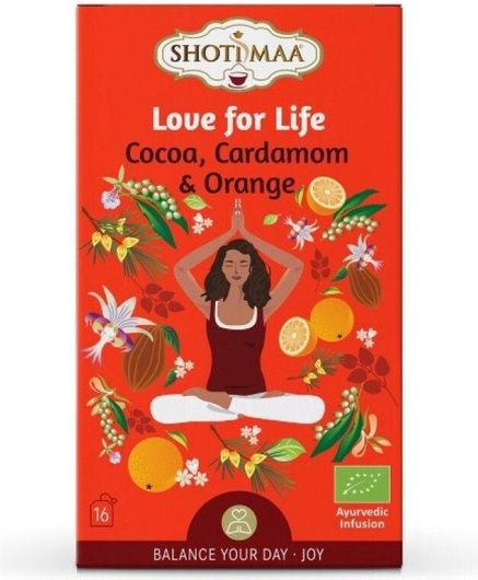 Τσάι Βιολογικό Shoti Maa Love for Life Organic Herbal Tea 16 Φακελάκια