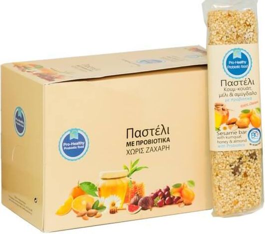 Παστέλι Natural Products Χειροποίητο Με Μαύρο Σουσάμι Μελί & Προβιοτικά 70 γρ.