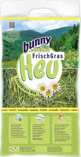 Μείγμα Τροφής Bunny Freshgrass Hay με Χαμομήλι 500gr