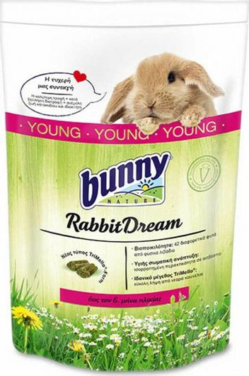 Τροφή Κουνελιού Bunny Nature Dream Young 1.5kg