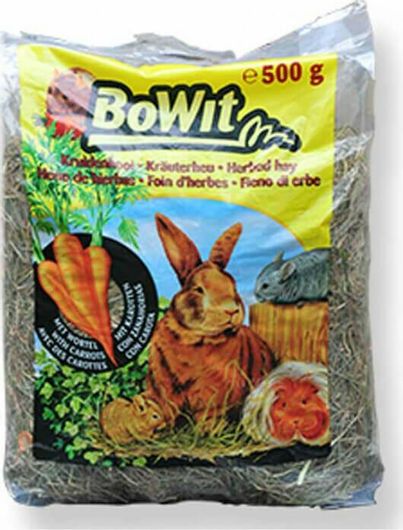 Τροφή Κουνελιού Bowit Χορτο με Καράτο 500gr