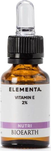 Bioearth Elementa Vitamin E 2% Ενυδατικό Serum Προσώπου με Βιταμίνη E για Αποτοξίνωση & Θρέψη 15ml