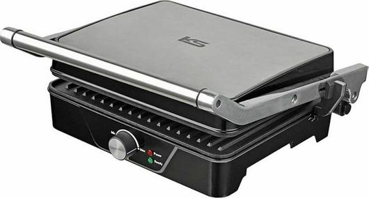 Τοστιέρα / Γκριλιέρα Bormann BHA3300 για 2 Τοστ 2000W Γκρι