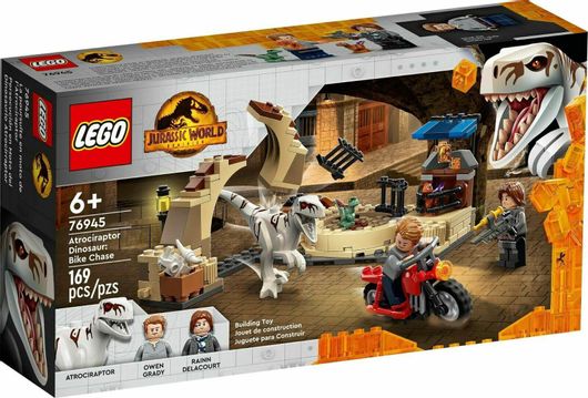 Lego Jurassic World: Atrociraptor Dinosaur: Bike Chase 76945 για 6+ Ετών