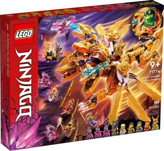 Lego Ninjago: Lloyd’S Golden Ultra Dragon για 9+ Ετών #71774