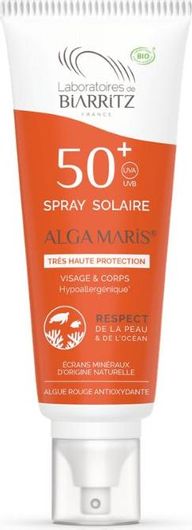 Αντηλιακό Σπρέι Σώματος Algamaris SPF50 100ml