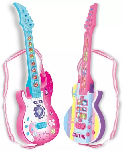 Ηλεκτρική Κιθάρα Παιδική με Μελωδίες Ροζ