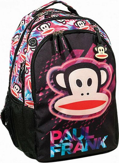 Σχολική Τσάντα Γυμνασίου / Λυκείου Πλάτης Back Me Up Paul Frank Disco Skins 