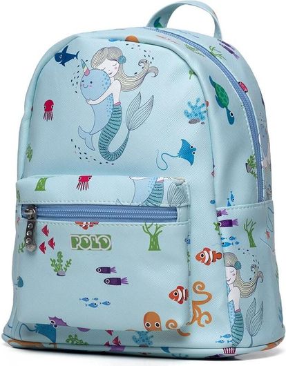 Σχολική Τσάντα Νηπίου Polo Πλάτης Cute Γαλάζιο