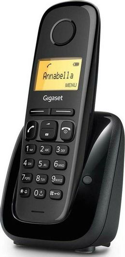 Ασύρματο Ψηφιακό Τηλέφωνο Gigaset A180 με Λειτουργία ECO+ Μαύρο