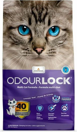 Άμμος Γάτας Intersand Odour Lock Levander 6kg