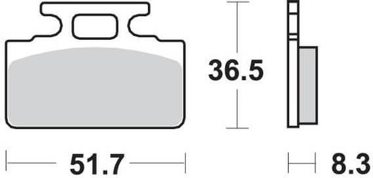 Τακάκια Εμπρόσθια Shark Sym Mio 100 4T (05-13) FA151