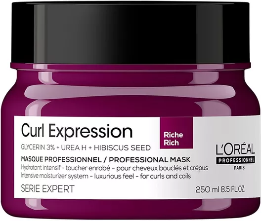 Μάσκα Μαλλιών L'Oreal Professionnel Curl Expression Rich για Ενυδάτωση 250ml