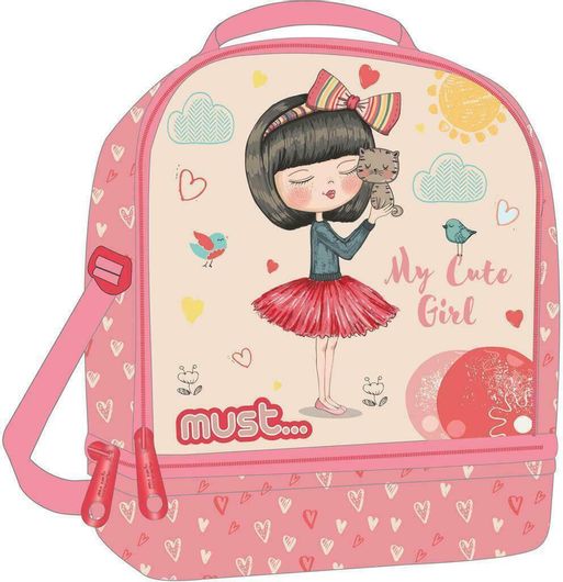 Σχολική Τσάντα Φαγητού Yummy My Cute Girl Ισοθερμικό Ροζ