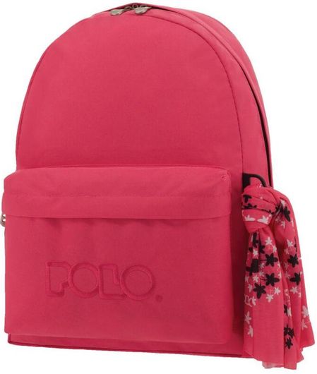 Σχολική Τσάντα Γυμνασίου / Λυκείου Πλάτης Polo Original 600D Ροζ