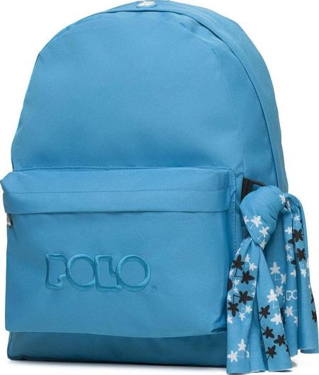 Σχολική Τσάντα Γυμνασίου / Λυκείου Πλάτης Polo Original 600D Γαλάζιο