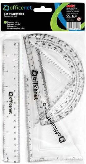 Γεωμετρικά Όργανα 20cm Officenet H207