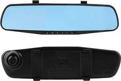 Καθρέπτης Αυτοκινήτου με Δύο Κάμερες HD DVR 1080P με Οθόνη 4.3" Μαύρο