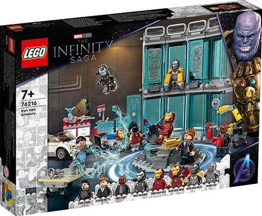 Lego Marvel: Iron Man Armory 7+ Ετών #76216
