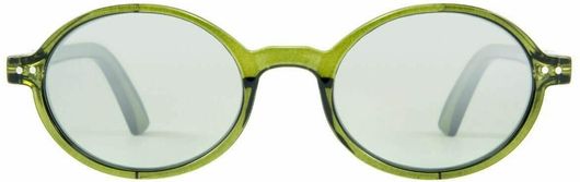 Γυαλιά Ηλίου Unisex Suns Good Oval20 6 4921 με Κοκκάλινο Σκελετό Πράσινο