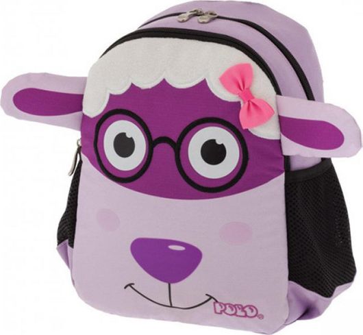 Σχολική Τσάντα Νηπίου Polo Animal Junior Sheep Πλάτης Μοβ