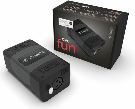 Interface για Κονσόλα Φωτισμού Daslight DVC-Fun με 128 Κανάλια Ελέγχου / 1 Είσοδο XLR Συμβατό Λειτουργικό MacOS / Windows και Σύνδεση USB (για PC)