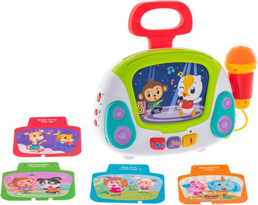 Mικρόφωνο Kαραόκε Hola Toys με Εικόνες&Μελωδίες