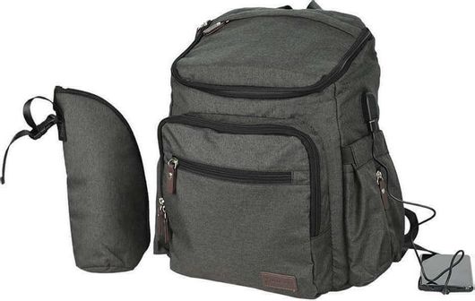 Τσάντα - Αλλαξιέρα Bebe Stars 590-188 με Usb Γκρι