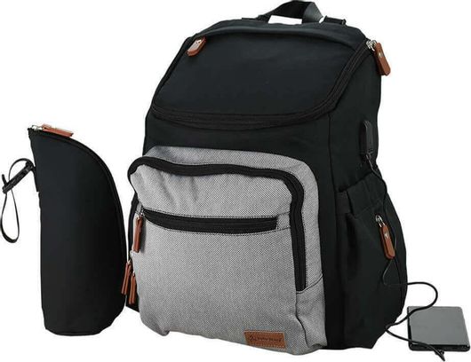 Τσάντα - Αλλαξιέρα Bebe Stars 590-189 με Usb Μαύρο