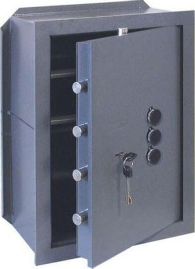  Εντοιχιζόμενο Χρηματοκιβώτιο Cisa 82210.50 με Κλειδί Διαστάσεων Μ49xΠ36xΥ20cm