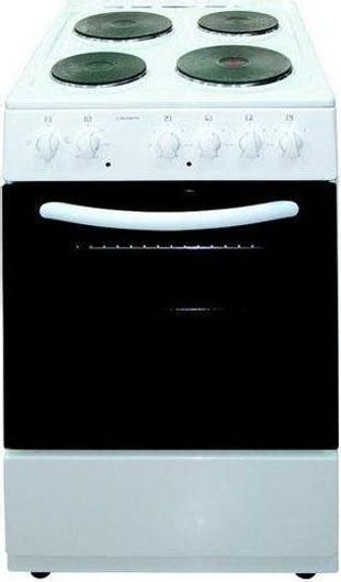 Crown Κουζίνα 50lt με Εμαγιέ Εστίες Π50εκ. Λευκή