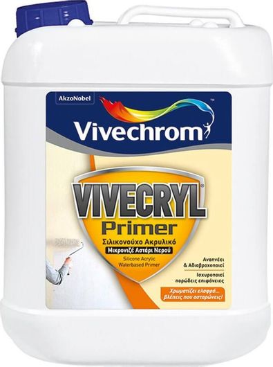 Αστάρι Vivechrom Vivecryl Primer για Τοιχοποιία 5lt