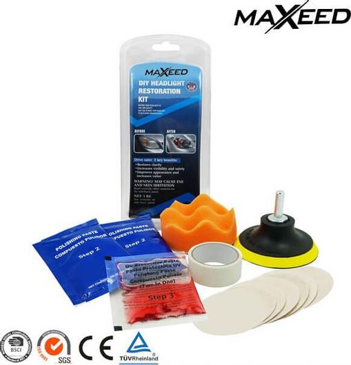 Κιτ Αποκατάστασης Διαύγειας Φαναριών Headlight Restoration