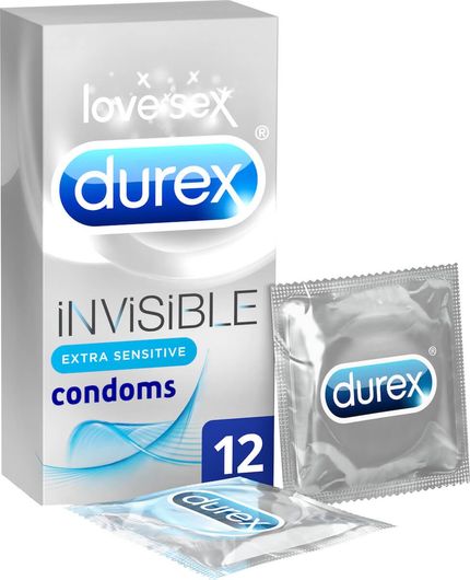 Προφυλακτικά Durex - Ultimate Invisible Extra Thin-Extra Sensitive 12τμχ