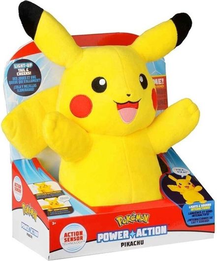 Λούτρινο Παιχνίδι Jazwares Pokemon Pikachu με Ήχο 25cm για 3+ Ετών
