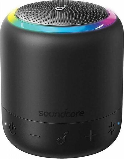 Ηχείο Bluetooth Soundcore by Anker Mini 3 Pro Αδιάβροχο 6W με Διάρκεια Μπαταρίας έως 15 ώρες Μαύρο