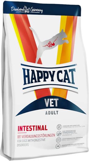 Ξηρά Τροφή Γάτας Happy Cat Vet Diet Intestinal 1kg κατά των Εντερικών Διαταραχών για Ενήλικες Γάτες με Πουλερικά