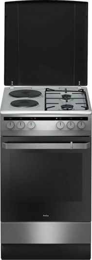 Κουζίνα Μικτή Amica 508ME2.35EHZPPXV Inox