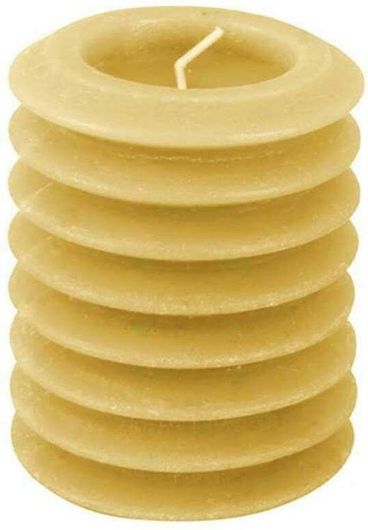 Κερί Present Time Circles 7.5x10cm Κίτρινο