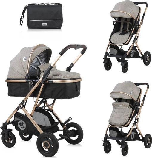 Πολυκαρότσι Μωρού Lorelli Sena 3 σε 1 Pearl Μπεζ