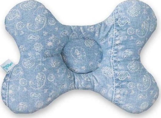 Μαξιλάρι Καροτσιού Ceba Baby Butterfly Denim Stars Boho Μπλε