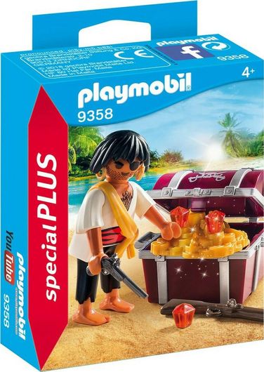 Playmobil Special Plus Πειρατής με Θησαυρό για 4+ Ετών #9358