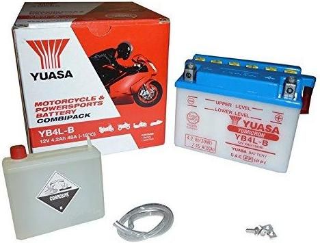 Μπαταρία Μοτοσυκλέτας Yuasa YB4L-B με Υγρά