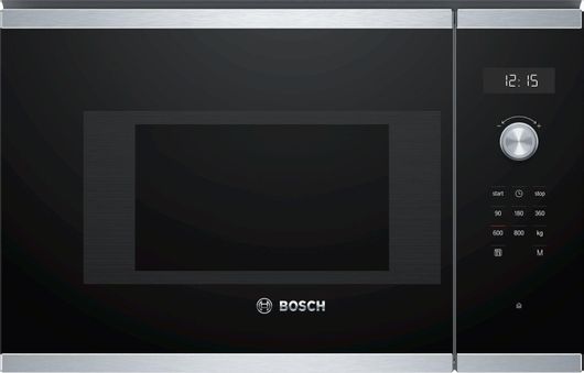 Bosch Εντοιχιζόμενος Φούρνος Μικροκυμάτων 20lt Μαύρος