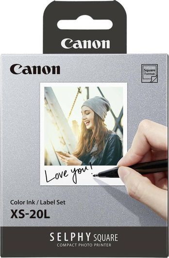 Φωτογραφικό Χαρτί Canon XS-20L Selphy Square 7.2x8.5 για Εκτυπωτές Inkjet 20 Φύλλα