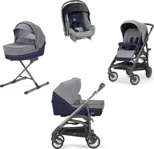Παιδικό Καρότσι Inglesina Trilogy Quattro Antigua Blue με Σκελετό Standard KA38P6ATB Μπλε