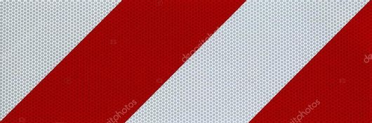 Αυτοκόλλητοι Ανακλαστήρες Λευκό Κόκκινο