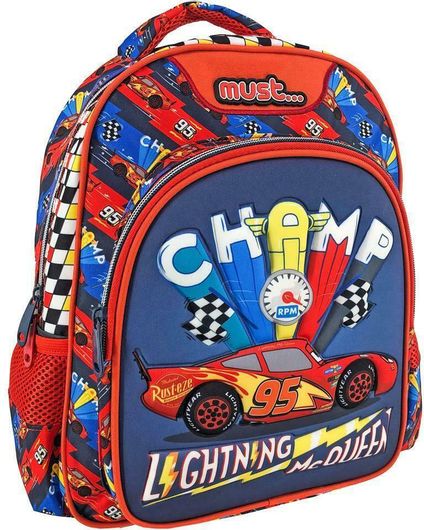 Σχολική Τσάντα Νηπίου Must Πλάτης Disney Cars Πολύχρωμο