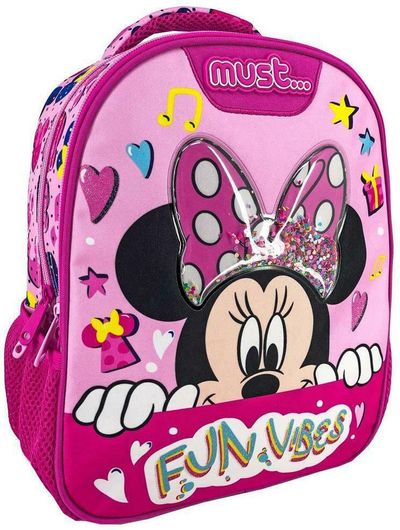 Σχολική Τσάντα Νηπίου Must Πλάτης Minnie Πολύχρωμο