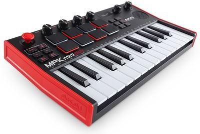 Midi Controller Akai Professional MPK Mini Play MK3 με 25 Πλήκτρα Μαύρο